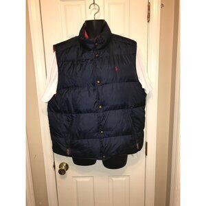 Polo Ralph Lauren Blue/Red Reversible Bubble Vest